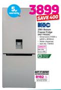 KIC 298Ltr Botttom Freezer/Fridge MET FRIDGE