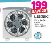 Logik 25cm Box fan LBF-10