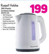 Russell Hobbs 360 Plastic Cordless Kettle RHPK-02