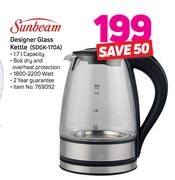 Sunbeam Designer Glass Kettle SDGK-170A