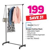 Mainstays Single Clothes Rack-Each