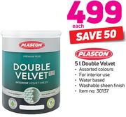 Plascon Double Velvet-5Ltr Each