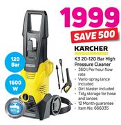 Karcher K3 20-120 Bar High Pressure Cleaner