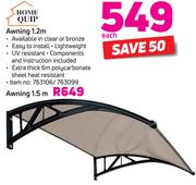 Home Quip Awning-1.5m Each