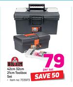 Big Jim 42cm, 32cm, 21cm Toolbox Set-Per Set