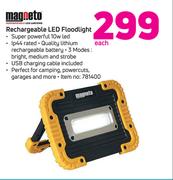 Magneto Rechargeable LED Floodlight-Each