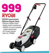 Ryobi 1200W Lawnmower 320mm Plastic Rack