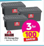 Big Jim 25Ltr Storage Box-For 3