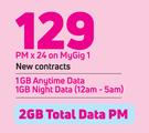 Vodacom Smart Tab 2 3G 7"-On MyGig 1 & MyMeg 500