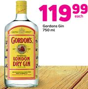 Gordons Gin-750ml Each