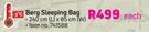 Camp Master Berg Sleeping Bag-Each