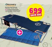 Discovery Adventures Steel Stretcher + Envelope Sleeping Bag