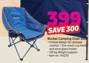 Bucket Camping Chair Blue