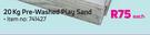 20 kg Pre Washed Play Sand-Each