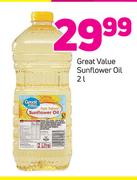 Great Value Sunflower Oil-2Ltr