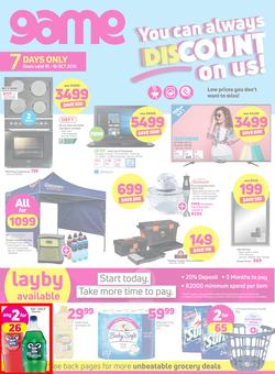 Game : You Can Always Discount On Us (10 Oct - 16 Oct 2018), page 1