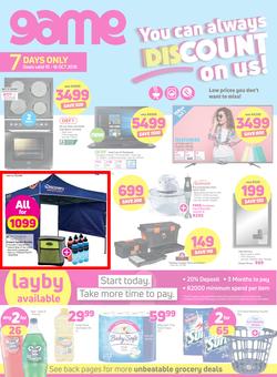 Game : You Can Always Discount On Us (10 Oct - 16 Oct 2018), page 1
