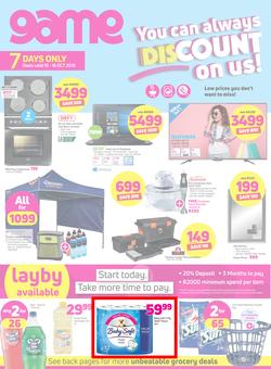 Game : You Can Always Discount On Us (10 Oct - 16 Oct 2018), page 1