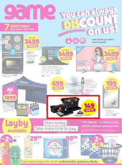 Game : You Can Always Discount On Us (10 Oct - 16 Oct 2018), page 1