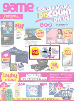 Game : You Can Always Discount On Us (10 Oct - 16 Oct 2018), page 1