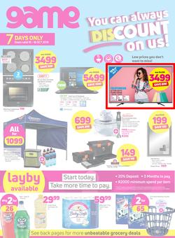 Game : You Can Always Discount On Us (10 Oct - 16 Oct 2018), page 1