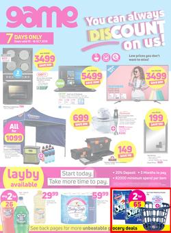 Game : You Can Always Discount On Us (10 Oct - 16 Oct 2018), page 1