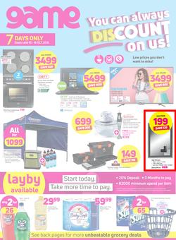 Game : You Can Always Discount On Us (10 Oct - 16 Oct 2018), page 1