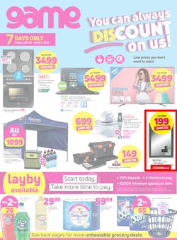 Game : You Can Always Discount On Us (10 Oct - 16 Oct 2018), page 1