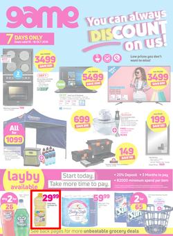 Game : You Can Always Discount On Us (10 Oct - 16 Oct 2018), page 1