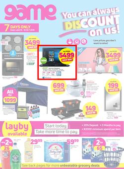Game : You Can Always Discount On Us (10 Oct - 16 Oct 2018), page 1