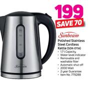 Sunbeam Polished Stainless Steel Cordless Kettle SDK-011A