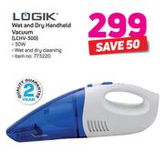 Logik Wet & Dry Handheld Vacuum LCHV-300