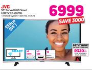 JVC 55" Curved UHD Smart LED TV LT-55N776