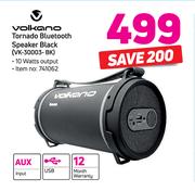 Volkano Tornado Bluetooth Speaker Black VK-30003-BK