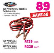 Moto Quip 600 Amp Battery Boosting Cable MQ1218-Each
