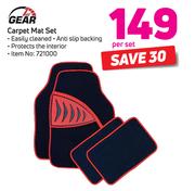 1st Gear Carpet Mat Set-Per Set