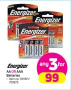 Energizer AA Or AAA Batteries-For 3