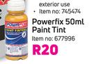 Plascon Powerfix Paint Tint-50ml