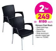Monaco Chair Black-Each