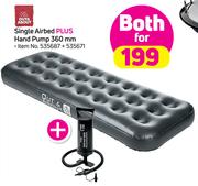 Out & About Airbed Plus Hand Pump 360mm-For Both