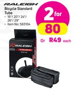 Raleigh Bicycle Standard Tube- For 2 