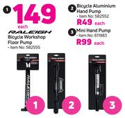 Raleigh Bicycle Aluminium Hand Pump-Each