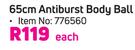 Trojan 65cm Antiburst Body Ball-Each