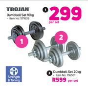 Special Trojan Dumbbell Set 10kg Per Set m.guzzle .za