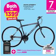 Raleigh 29" Eclipse Mens MTB With Free 11 Function Raleigh Wireless Computer-For Both