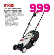 Ryobi 1200W Lawnmower 320mm Plastic Deck