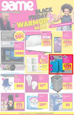 Game : Black Friday Warm Up Deals (18 - 22 Nov 2018), page 1