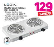 Logik Double Spiral Hotplate RSH-246083-01