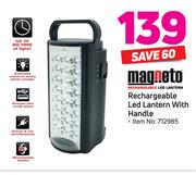 Magneto rechargeable led lantern outlet