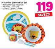 Melamine 5 Piece Kids Set-Per Set